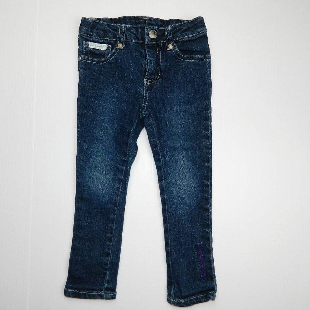 Calvin Klein Skinny Dark blue Jeans  Toddler Girls 2T